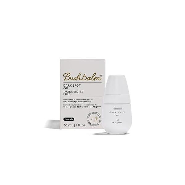 Bushbalm Dark Spot Oil - Improve Appearance of Spots, Ingrown Hair All Over Body, soothe, Rejuvenate and Nourish, Bermuda 30ml