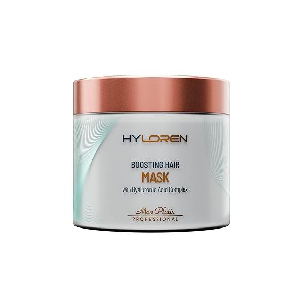Mon Platin Professional Black Caviar Volumizing Hair Mask for Fine, Thin, and Fragile - Enriched with Caviar, Deep Conditioning, SLS/Salt-Free, 500ml