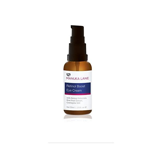 Retinol Boost Eye Cream with Retinyl Palmitate, Vitamin A, Kiwi Fruit Extract & Coenzyme Q10 | Sweet Almond Oil Carefully formulated to keep your eyes bright and healthy!